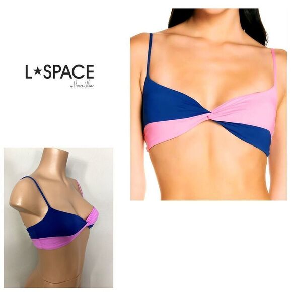 New. L*SPACE iris blue and pink bikini top. XS. Retails $110 - Picture 16 of 16